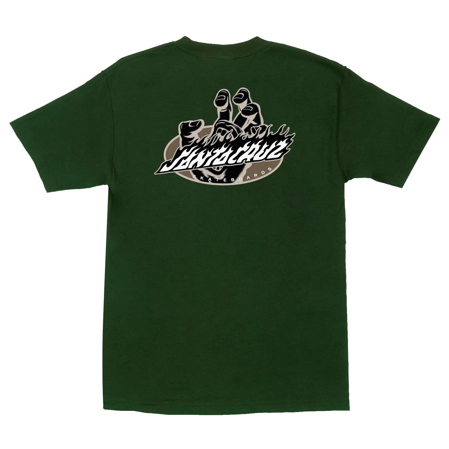 SC Men's Screaming Fire Oval T-Shirt