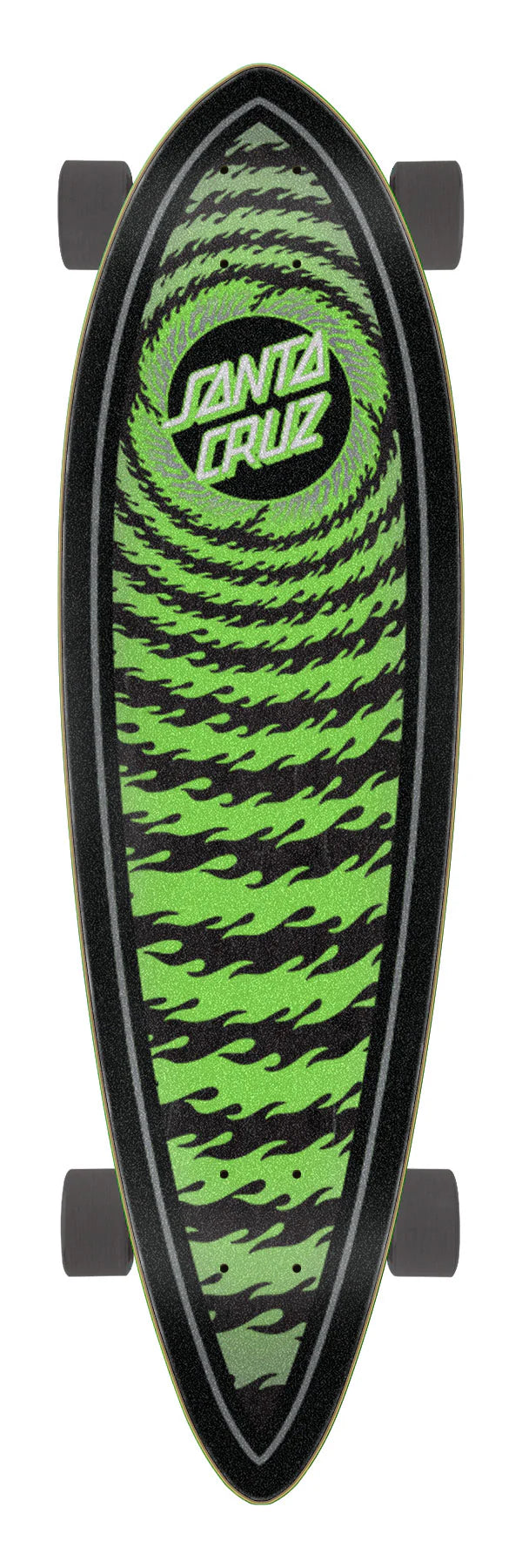 SC Flame Ringed Dot Pintail Cruiser Skateboard