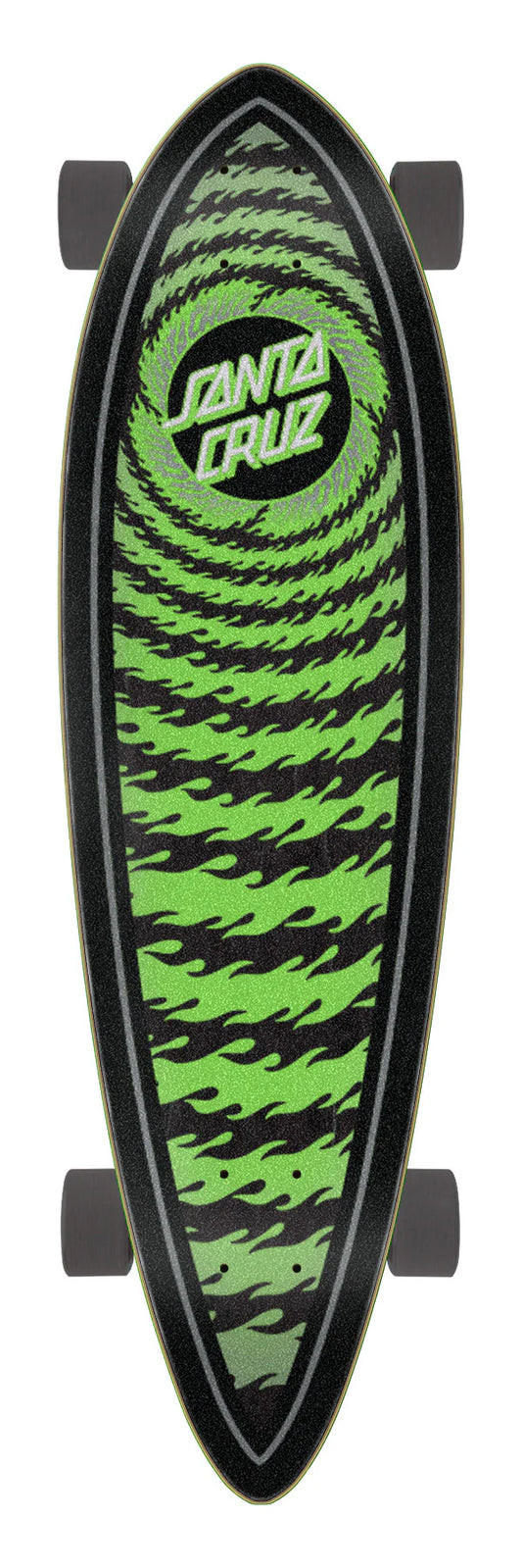 SC Flame Ringed Dot Pintail Cruiser Skateboard