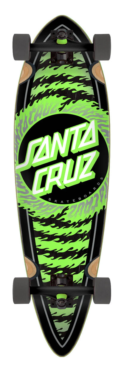 SC Flame Ringed Dot Pintail Cruiser Skateboard