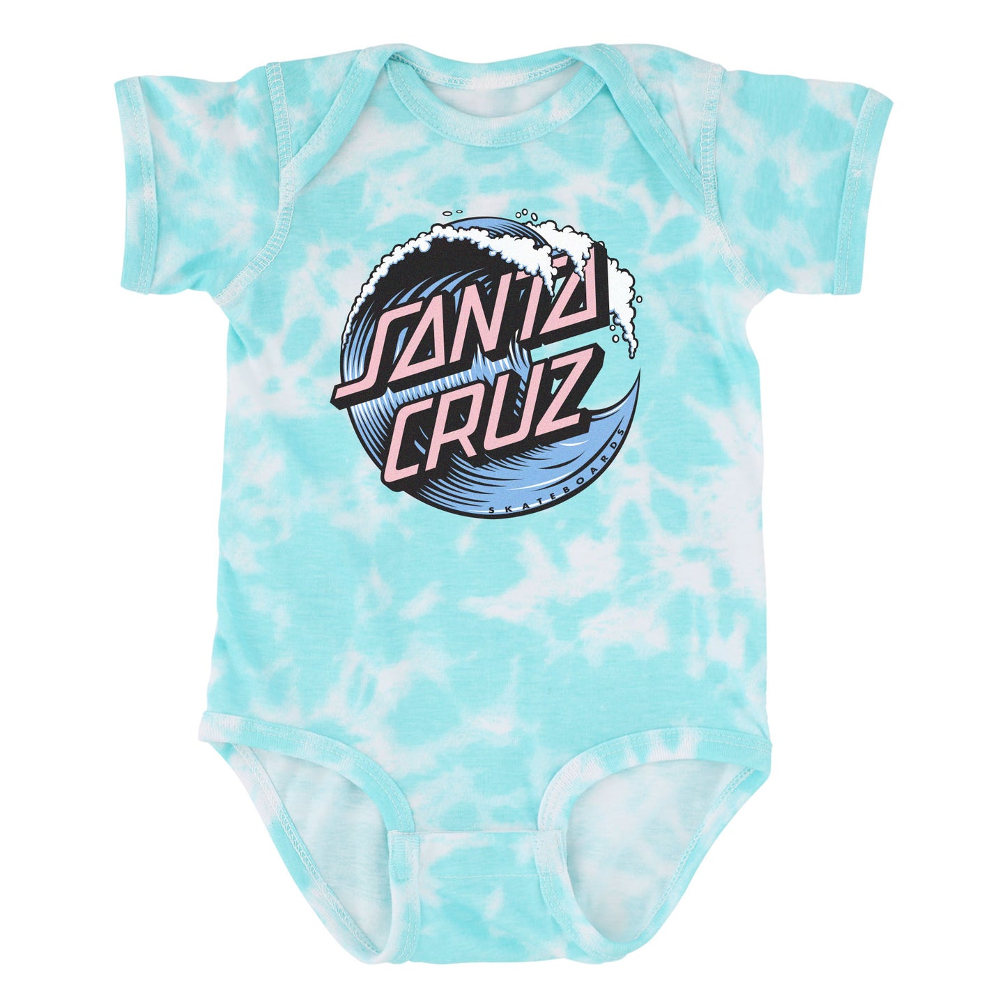 SC Baby Wave Dot Front Onesie