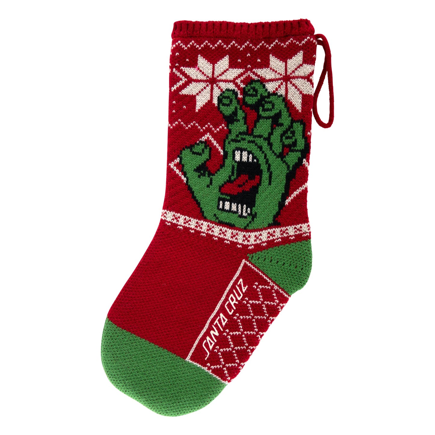SC Screaming Hand Christmas Stocking