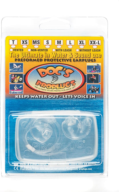Doc's Proplugs Vented w/ Leash