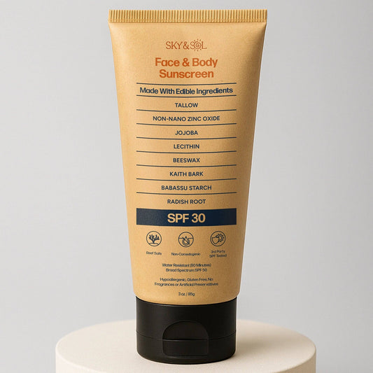 Sky and Sol Face & Body Sunscreen – Natural Tallow Formula