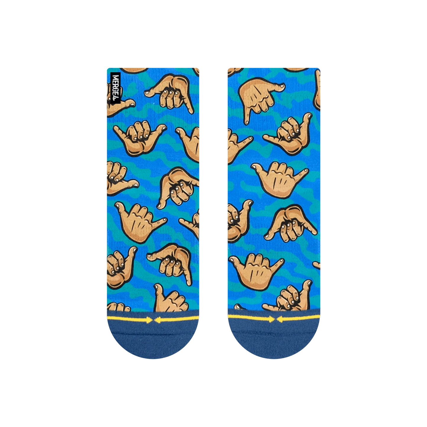 Merge 4 Quarter Crew Socks